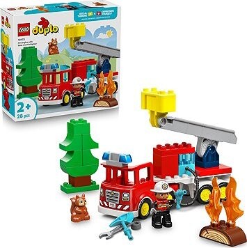 LEGO® DUPLO® Town 10473 Hasičské auto s hadicou a hasičom