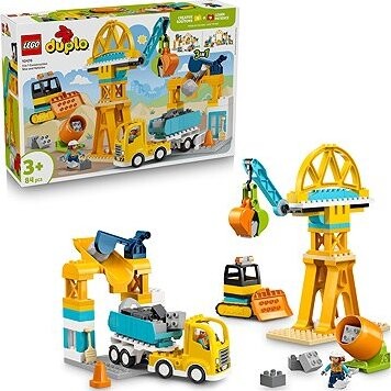 LEGO® DUPLO® Town 10476 Stavenisko a vozidlá 3 v 1