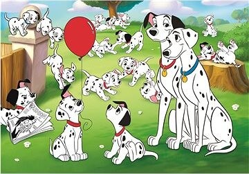 CLEMENTONI Disney: 101 Dalmatíncov MAXI 24 dielikov