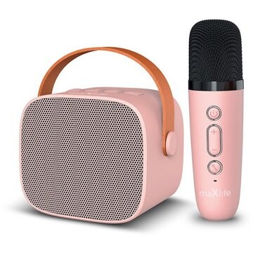 Maxlife MXKS-100 Bluetooth karaoke sada ružová
