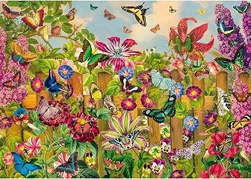 Schmidt Očarujúca motýlia záhrada 2000 dielikov