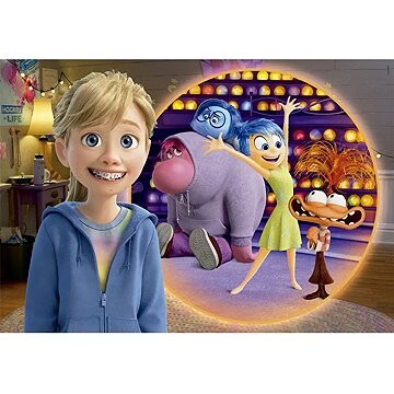 CLEMENTONI Puzzle V hlave: Riley MAXI 104 dielikov