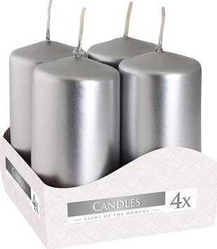 BISPOL – Adventná metalická strieborná, 4× 80 g