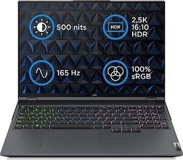 Repasované – Lenovo Legion 5 Pro 16ACH6H Storm Grey/Black celokovový