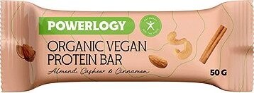 Powerlogy Organic Vegan Proteín Bar 50 g