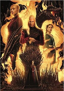 CLEMENTONI Hra o tróny: Rod Draka 500 dielikov