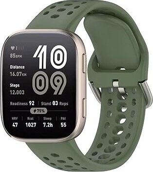 Amazfit silikónový na Bip 6 tmavozelený