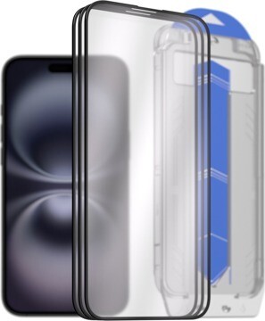 AlzaGuard 2.5D Glass EasyFit DustFree na iPhone 16 Plus