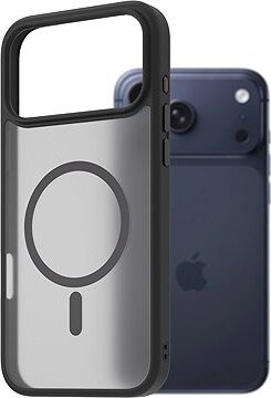 AlzaGuard Matte Case Compatible with MagSafe pre iPhone 17 Pro Max čierny