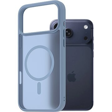 AlzaGuard Matte Case Compatible with MagSafe pre iPhone 17 Pro Max svetlo modrý