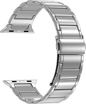 Eternico Titanium Air pre Apple Watch 42 mm/44 mm/45 mm/Ultra 49 mm silver