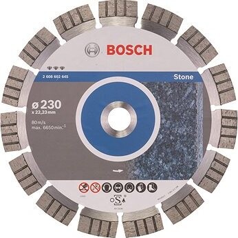 BOSCH Diamantový deliaci kotúč Best for Stone 230 × 22,23 × 2,4 × 15 mm 2.608.602.645