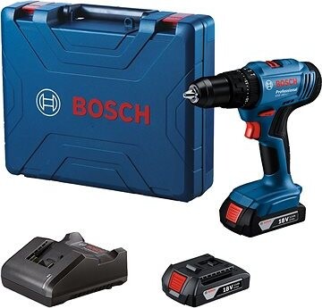 BOSCH Professional Aku vŕtačka GSB 183-LI, kufor, 2× 2 Ah 0.601.9K9.100