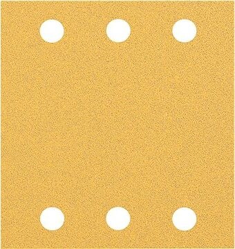 Bosch EXPERT Brúsne papiere C470 so 6 otvormi na vibračné brúsky 115 × 107 mm, G 80, 10 ks 2.608.900.892
