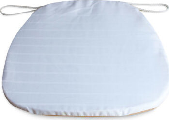 TEXTILOMANIE Podsedák na stoličku Standard biely