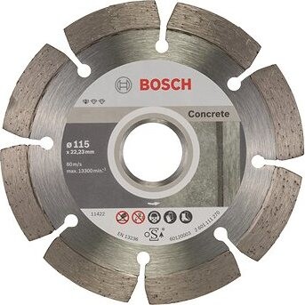 BOSCH Diamantový deliaci kotúč Standard for Concrete 115 × 22,23 × 1,6 × 10 mm 2.608.603.239