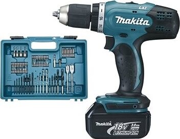 MAKITA Aku vŕtací skrutkovač s príslušenstvom Li-Ion LXT 18 V/3,0 Ah DDF453SFX1