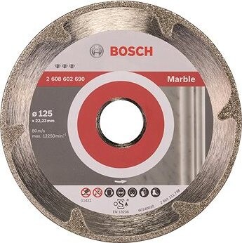 BOSCH Diamantový deliaci kotúč Best for Marble 125 × 22,23 × 2,2 × 3 mm 2.608.602.690