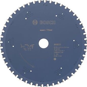 Bosch Pílový kotúč do okružných píl Expert for Steel 230 × 25,4 × 2,0 mm, 48 2.608.643.058
