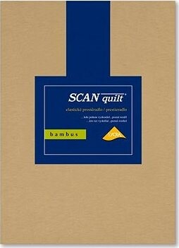 SCANquilt plachta na posteľ BAMBUS LYCRA béžová 90 × 200 cm