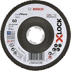 BOSCH Best for Metal systému X-LOCK, šikmá verzia, fíbrová doska, O 115 mm, G 60, X571 2.608.619.198