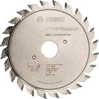 Bosch Predrezový kotúč Top Precision Laminated Panel 120 × 20 × 2,8 – 3,6 mm, 12+12 2.608.642.129