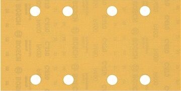 Bosch EXPERT Brúsne papiere C470 s 8 otvormi na vibračné brúsky 93 × 186 mm, G 400, 10 ks 2.608.900.85