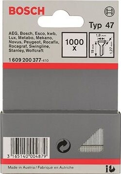 BOSCH Klince, typ 47 1,8 × 1,27 × 19 mm 1.609.200.377