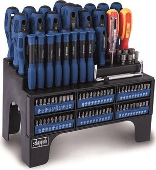 SCHEPPACH Sada skrutkovačov a bitov 100 ks SDB 100-2