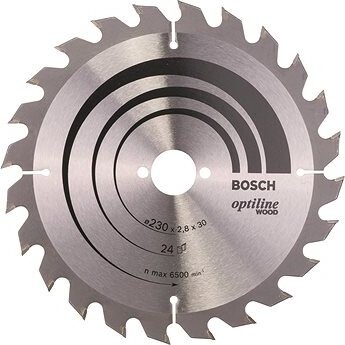 Bosch Pílový kotúč Optiline Wood 230 × 30 × 2,8 mm, 24 2.608.640.627
