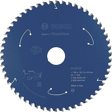 Bosch Pílový kotúč Expert for Aluminium pre akumulátorové píly 190 × 1,8/1,3 × 30 T54 2.608.644.541