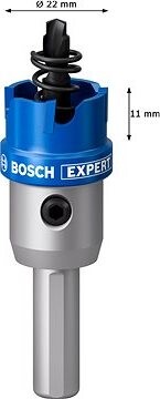 BOSCH Dierovka EXPERT Sheet Metal 22 mm 2.608.901.405
