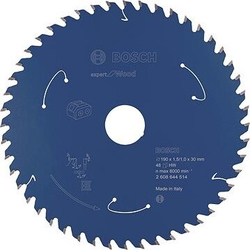 Bosch Pílový kotúč Expert for Wood pre akumulátorové píly 190 × 1,5/1 × 30 T48 2.608.644.514