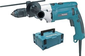 MAKITA Príklepová vŕtačka, rýchloskľučovadlo 1,5 – 13 mm, 2 rýchlosti, 1010 W, Makpac HP2071J