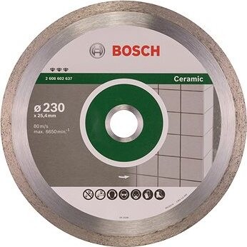 BOSCH Diamantový deliaci kotúč Best for Ceramic 230 × 25,40 × 2,4 × 10 mm 2.608.602.637