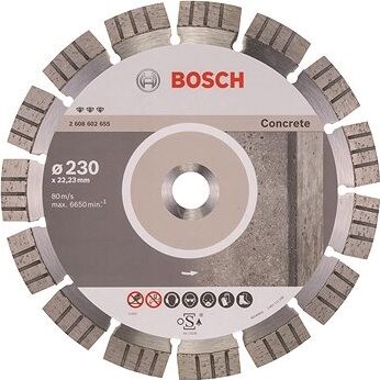 BOSCH Diamantový deliaci kotúč Best for Concrete 230 × 22,23 × 2,4 × 15 mm 2.608.602.655