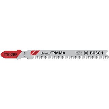 BOSCH Pílový plátok do kmitacej píly 5 ks T102BF 2.608.636.781
