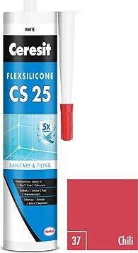 Ceresit Sanitárny silikón CS 25 chilli, 280 ml