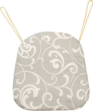 TEXTILOMANIE Podsedák na stoličke Standard Orient sivý