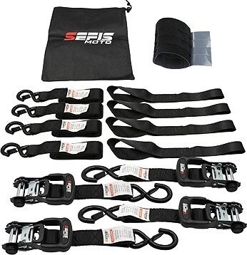 SEFIS SET 40 upínacie popruhy 4× kurtňa 40mm x 240 cm 4× popruh