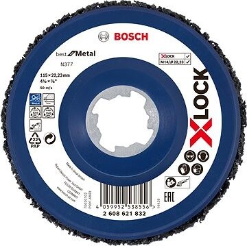 Bosch X-LOCK čistiaci kotúč N377 Metal 115 mm 22,23 mm 2.608.621.832