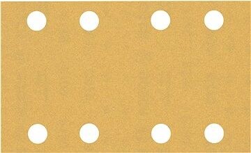 Bosch EXPERT Brúsne papiere C470 s 8 otvormi pre vibračné brúsky 80 × 133 mm, P180, 10 ks 2.608.900.88