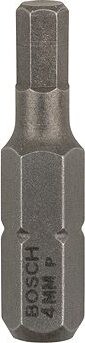 Bosch Skrutkovací bit zvlášť tvrdý Extra-Hart HEX 4, 25 mm 2.607.001.724