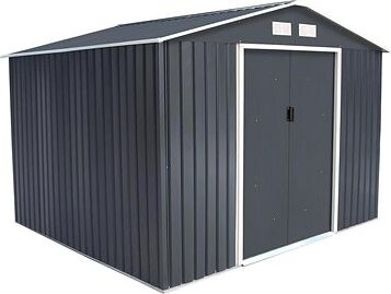 ROJAPLAST Domček záhradný ARCHER D, sivý 202 × 277 × 255 cm