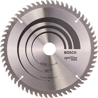Bosch Pílový kotúč Optiline Wood 235 × 30/25 × 2,8 mm, 60 2.608.641.192