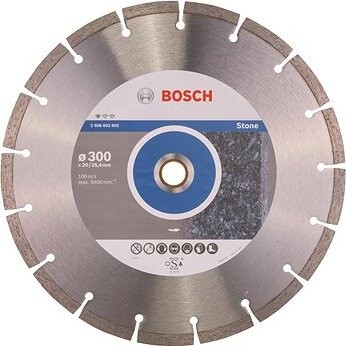 BOSCH Diamantový deliaci kotúč Standard for Stone 300 × 20/25,40 × 3,1 × 10 mm 2.608.602.602