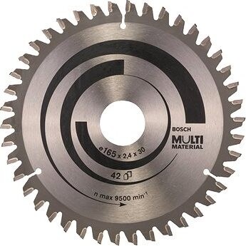 Bosch Pílový kotúč Multi Materiál 165 × 30 × 2,4 mm; 42 2.608.640.519