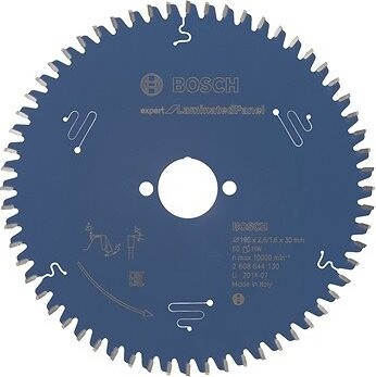 Bosch Pílový kotúč Expert for Laminated Panel 190 × 30 × 2,6 mm, 60 2.608.644.130