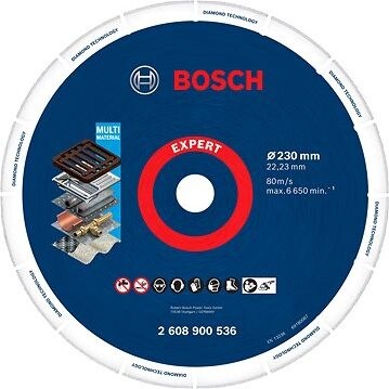 Bosch Veľký rezný kotúč EXPERT Diamond Metal Wheel 230 × 22,23 mm 2.608.900.536