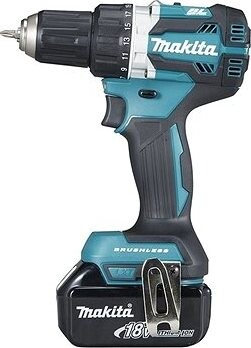 MAKITA Aku bezuhlíkový skrutkovač Li-Ion LXT 18 V, 3,0 Ah, Makpac DDF484RFJ